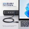 imageETL Listed Cable Matters GaN Desk Clamp Power Strip with 65W USBC Port 3X USBA Ports 2X AC Outlets 6ft Black Desk Power StripDeskPowerStation for Laptops iPad Pro Surface Pro iPhone