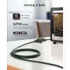 imageUL Listed Cable Matters 2Pack 16 AWG Heavy Duty 13A Power Extension Cord  10ft 3 Prong Power Cord Extension NEMA 515P to NEMA 515R BlackGreen