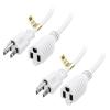 imageUL Listed Cable Matters 2Pack 16 AWG Heavy Duty 13A Power Extension Cord  10ft 3 Prong Power Cord Extension NEMA 515P to NEMA 515R BlackWhite