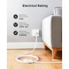 imageUL Listed Cable Matters 2Pack 16 AWG Heavy Duty 13A Power Extension Cord  10ft 3 Prong Power Cord Extension NEMA 515P to NEMA 515R BlackWhite