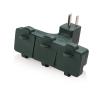 imageUL Listed Cable Matters 2Pack Waterproof 3Outlet Outdoor Outlet Splitter Weather Resistant Outdoor Multi Plug Adapter Plug Splitter with Covers