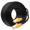imageCable Matters 10Gbps Pure Copper 24 AWG Cat 6A Ethernet Cable  50ft DirectBurial Rated Waterproof and Weatherproof Outdoor Ethernet Cable with 500 MHz Bandwidth Long Cat6a PoE Cord200 Feet