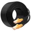 imageCable Matters 10Gbps Pure Copper 24 AWG Cat 6A Ethernet Cable  50ft DirectBurial Rated Waterproof and Weatherproof Outdoor Ethernet Cable with 500 MHz Bandwidth Long Cat6a PoE Cord250 Feet