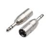 imageCable Matters 2Pack 635mm 14 Inch TRS to XLR Adapter Male to Male XLR to 14 Adapter 14 to XLR Connector