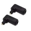 imageCable Matters 2Pack Right Angle Toslink Adapter Toslink Extension Male to Female