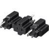 imageCable Matters 3Pack 15 Amp to 20 Amp Adapter Plug 20 Amp to 15 Amp Plug Adapter NEMA 515 to 520R in Black
