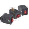 imageCable Matters 3Pack 2 Prong Outlet Switch ON Off Plugin Switch for Outlet WhiteBlack