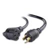 imageCable Matters 4 Prong 50 AMP to 30 AMP Generator Adapter 30 AMP to 50 AMP RV Adapter Generator Cord  15 Feet NEMA L1430P to 1450R