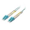 imageCable Matters 40Gb OFNP Plenum Rated Multimode Duplex 50125 OM4 Fiber Cable LC to LC Fiber Optic Cable  33ft  1m1m