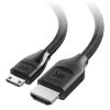 imageCable Matters 48Gbps 8K Mini HDMI to HDMI 21 Cable  66ft Supports 8K60Hz  4K240Hz with HDR MiniHDMI Cable Works with DSLR Camera Camcorder Portable ScreenMonitor and Raspberry Pi Zero66 Feet