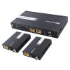 imageCable Matters 4K60Hz 4K HDMI Extender Splitter 1x2 with Local Loopout IR Extension and Dual Remote Display Support  Extends 4K60Hz Video up to 115ft 1080P60Hz Video to 197ft