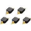 imageCable Matters 5Pack Gold Plated RCA Male to Female Split Adapter