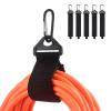 imageCable Matters 5Pack Heavy Duty Extension Cord Organizer Straps with Metal Buckle 80 lbs Load Capacity Extension Cord Holder with 13 x 15 Inch HookandLoop Straps