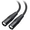 imageCable Matters Long Shielded Cat6 Ethernet Cable Compatible with EtherCON RJ45 Connectors in Black  100 ft for Professional Audio Video and Networking Applications100 ft