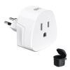 imageCable Matters Type D Travel Adapter US to India Plug Adapter Works in India Nepal Bangladesh and More CE ampamp RoHS CertifiedBrazilSouth Africa