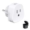 imageCable Matters Type D Travel Adapter US to India Plug Adapter Works in India Nepal Bangladesh and More CE ampamp RoHS CertifiedEUGermanFrance