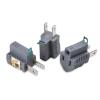 imageCable Matters UL Listed 3Pack 2 Prong to 3 Prong Outlet Adapter in Gray 3 Prong to 2 Prong Plug Adapter  Allows a 2 Prong Outlet to Accept 3 Prong Plugs