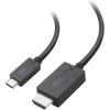 imageDesigned for Microsoft Surface Cable Matters 48Gbps USBC to HDMI Cable 6 Feet  18 Meters Supports 4K 120Hz and 8K 60Hz HDR  USB4 Thunderbolt 3 and Thunderbolt 4 Port Compatible