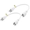 imageUL Listed Cable Matters 2Pack 16 AWG Heavy Duty 13A Power Extension Cord  10ft 3 Prong Power Cord Extension NEMA 515P to NEMA 515R BlackWhite