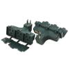 imageUL Listed Cable Matters 2Pack Waterproof 3Outlet Outdoor Outlet Splitter Weather Resistant Outdoor Multi Plug Adapter Plug Splitter with Covers