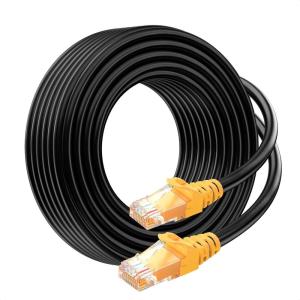 imageCable Matters 10Gbps Pure Copper 24 AWG Cat 6A Ethernet Cable  50ft DirectBurial Rated Waterproof and Weatherproof Outdoor Ethernet Cable with 500 MHz Bandwidth Long Cat6a PoE Cord75 Feet
