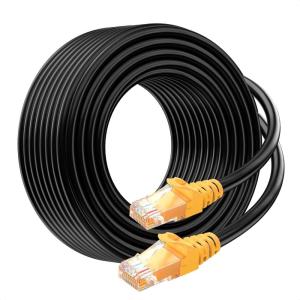 imageCable Matters 10Gbps Pure Copper 24 AWG Cat 6A Ethernet Cable  50ft DirectBurial Rated Waterproof and Weatherproof Outdoor Ethernet Cable with 500 MHz Bandwidth Long Cat6a PoE Cord100 Feet