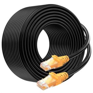 imageCable Matters 10Gbps Pure Copper 24 AWG Cat 6A Ethernet Cable  50ft DirectBurial Rated Waterproof and Weatherproof Outdoor Ethernet Cable with 500 MHz Bandwidth Long Cat6a PoE Cord250 Feet