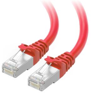 imageCable Matters 10Gbps Snagless Shielded Cat 6A Ethernet Cable  50ft Cat 6A Cable Cat6A Cord Ethernet Cord BlackRed
