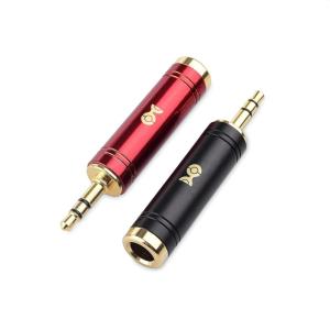 imageCable Matters 2Pack 35mm to 14 Adapter 18 Male to 14 Female Microphone Adapter Jack 635mm to 35mm Headphone Jack Adaptor