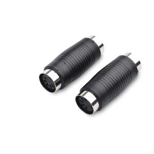 imageCable Matters 2Pack 5 Pin DIN MIDI Coupler Gender Changer MIDI Extender Adapter