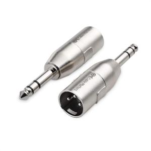 imageCable Matters 2Pack 635mm 14 Inch TRS to XLR Adapter Male to Male XLR to 14 Adapter 14 to XLR Connector