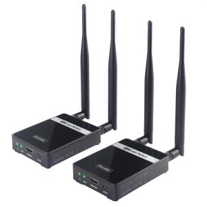 imageCable Matters 330ft Long Range Wireless HDMI Extender with IR Extension Wireless HDMI Transmitter and Receiver Support 1080p60Hz Includes 2X HDMI 20 Cables