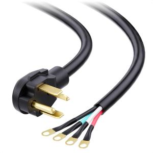imageCable Matters 4 Prong Dryer Cord  6ft Supports 30A250V7500W 10AWG NEMA 1430P to 4 Wire Dryer Power Cord10 Feet