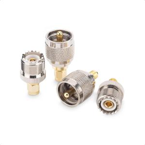 imageCable Matters 4Pack SMA to UHF Adapter Kit UHF to SMA Adapter KitSMA to UHF Gender Changer and Connector Adapter Kit