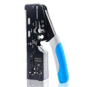 imageCable Matters AllInOne Modular Ethernet Crimping Tool Cat 8 Cat5 Cat6 Cat7 Cat8 Crimping Tool for Shielded PassThrough Connectors