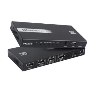 imageCable Matters HDMI 21 Audio Extractor with eARC Dolby Atmos DTS HDMI to Optical Adapter for TV Amplifier Works with Sonos Samsung Soundbars Max 51 Ch for Optical No PS3 Xbox 360 Support