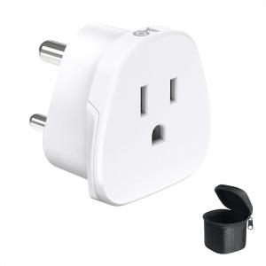 imageCable Matters Type D Travel Adapter US to India Plug Adapter Works in India Nepal Bangladesh and More CE ampamp RoHS CertifiedIndiaNepal