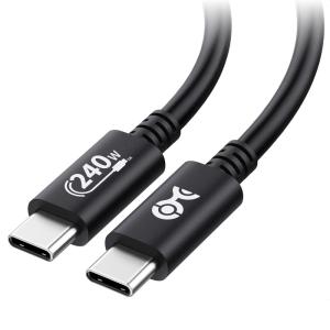 imageCable Matters USBIF Certified 240W USB C Cable  66ft Up to 240W Charging 480Mbps No Video Support USBC Charger CableUSBC Charging Cord for MacBookiPad ProXPSSurface Pro BlackBlack