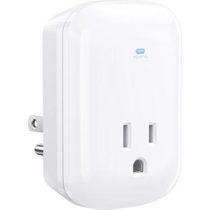 imageETL Listed Cable Matters 1350 Joules Single Outlet Surge Protector for TV PC Xbox PS5 Refrigerator Treadmill 15A1875W 500V Clamping Voltage Wall Surge Protector Outlet White1Pack