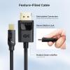 imageCable Matters 4K Mini DisplayPort to DisplayPort Cable  6ft Supports 4K60Hz  2K144Hz Mini DP to DP Cable BlackBlack