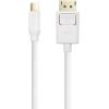 imageCable Matters 4K Mini DisplayPort to DisplayPort Cable  6ft Supports 4K60Hz  2K144Hz Mini DP to DP Cable BlackWhite