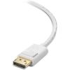 imageCable Matters 4K Mini DisplayPort to DisplayPort Cable  6ft Supports 4K60Hz  2K144Hz Mini DP to DP Cable BlackWhite
