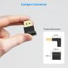 imageCable Matters 4K240Hz Right Angle DisplayPort 14 Adapter 8K DisplayPort 90 Degree Adapter Black270 Degree