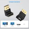 imageCable Matters 4K240Hz Right Angle DisplayPort 14 Adapter 8K DisplayPort 90 Degree Adapter Black270 Degree