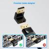 imageCable Matters 4K240Hz Right Angle DisplayPort 14 Adapter 8K DisplayPort 90 Degree Adapter Black90 Degree