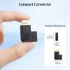 imageCable Matters ComboPack 4K240Hz Flat Right Angle DisplayPort 14 Adapter 270 Degree and 90 Degree DisplayPort Adapter for 8K60Hz  4K240Hz Black