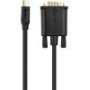 imageCable Matters Mini DisplayPort to VGA Cable Mini DP to VGA Cable in Black 6 Feet  Thunderbolt and Thunderbolt 2 Port Compatible6 Feet