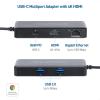 imageCable Matters Works with Chromebook Certified 4K60Hz USB C Hub HDMI USBC Multiport Adapter with HDMI 2X USB30 Gigabit Ethernet and 86W PD