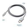 imageCable Matters Works with Chromebook Certified USB C to DisplayPort Cable 6 ft Supporting 4K 60Hz