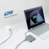 imageWorks with Chromebook Certified Cable Matters USB C Hub Multiport Adapter with 4K HDMI 2X USB 20 480Mbps Ethernet and 60W PD